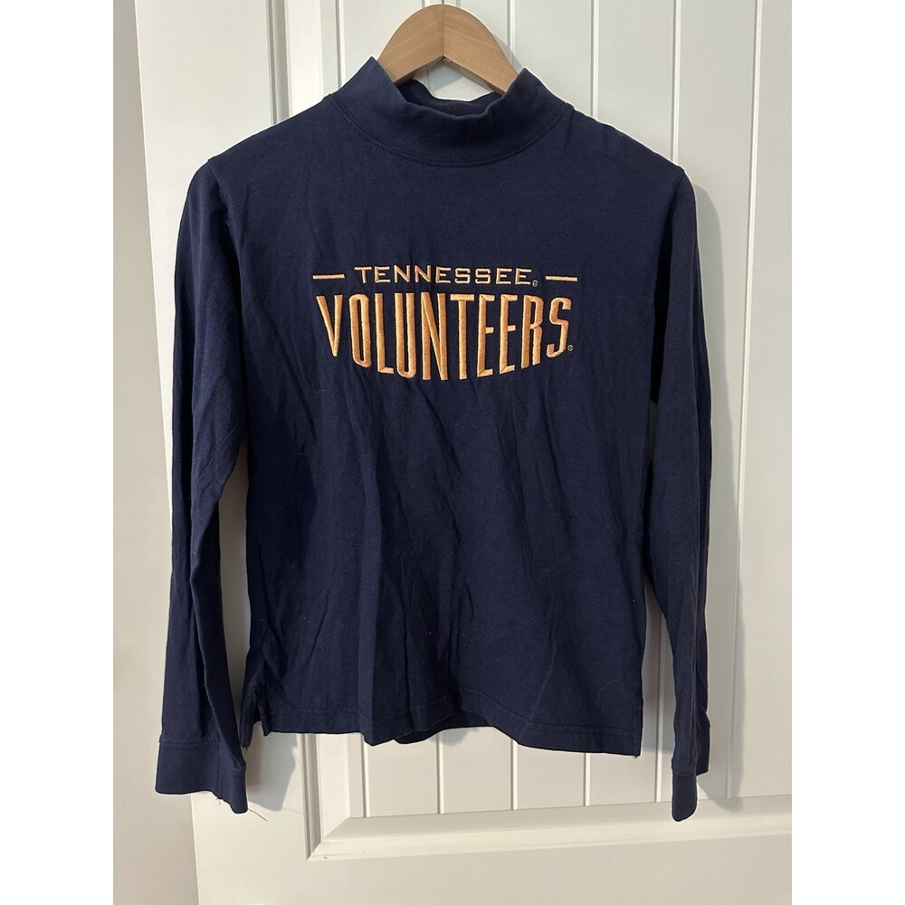 Vintage Tennessee Volunteers Shirt Mock Neck Red Oak Sportswear Size Small